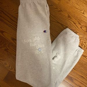 Spell out sweatpants